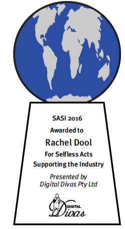 SASI award 2016 Rachel Dool